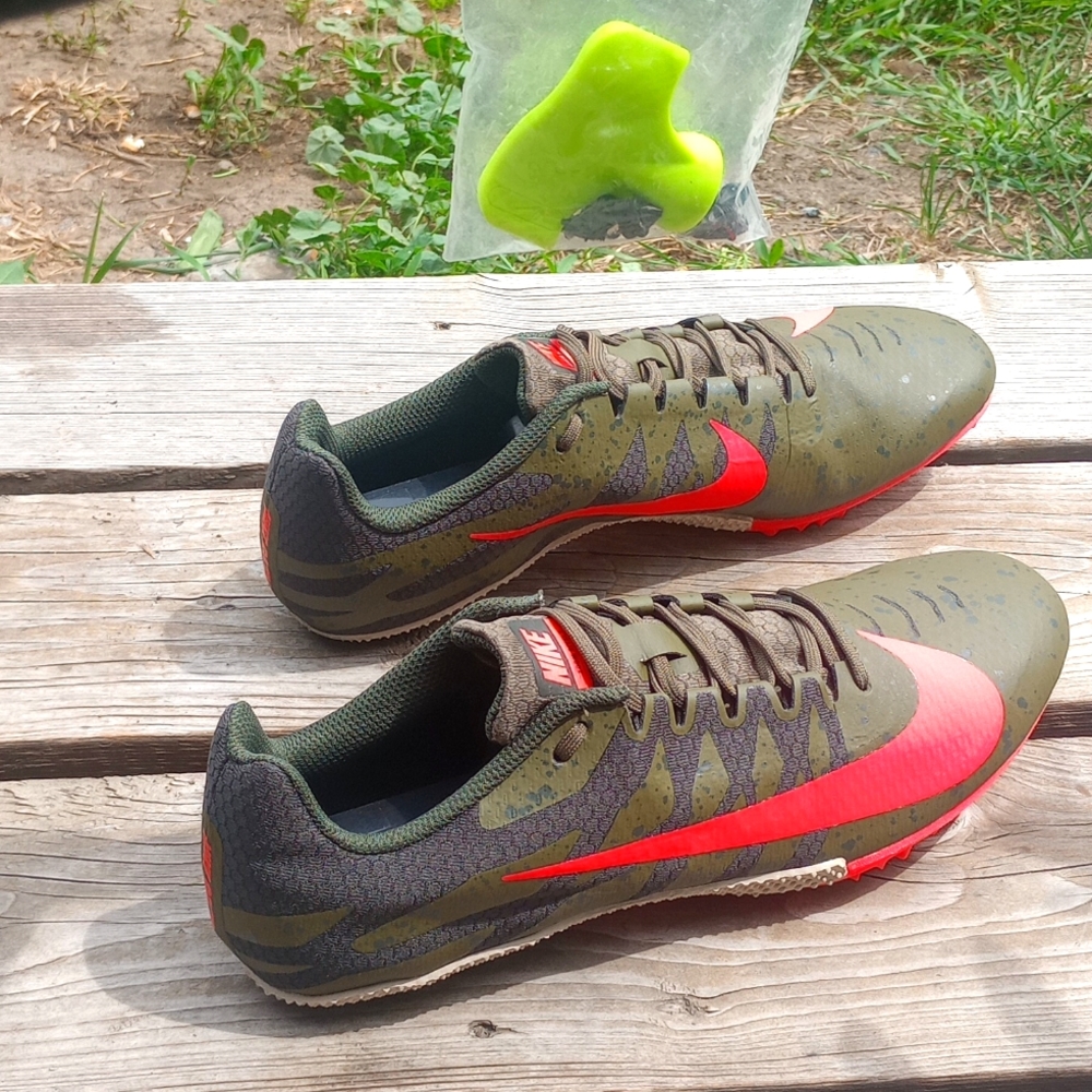 Nike 907564-301 Zoom Rival S Racing Cleats Size‎ 11 Track Field Spike Carmine